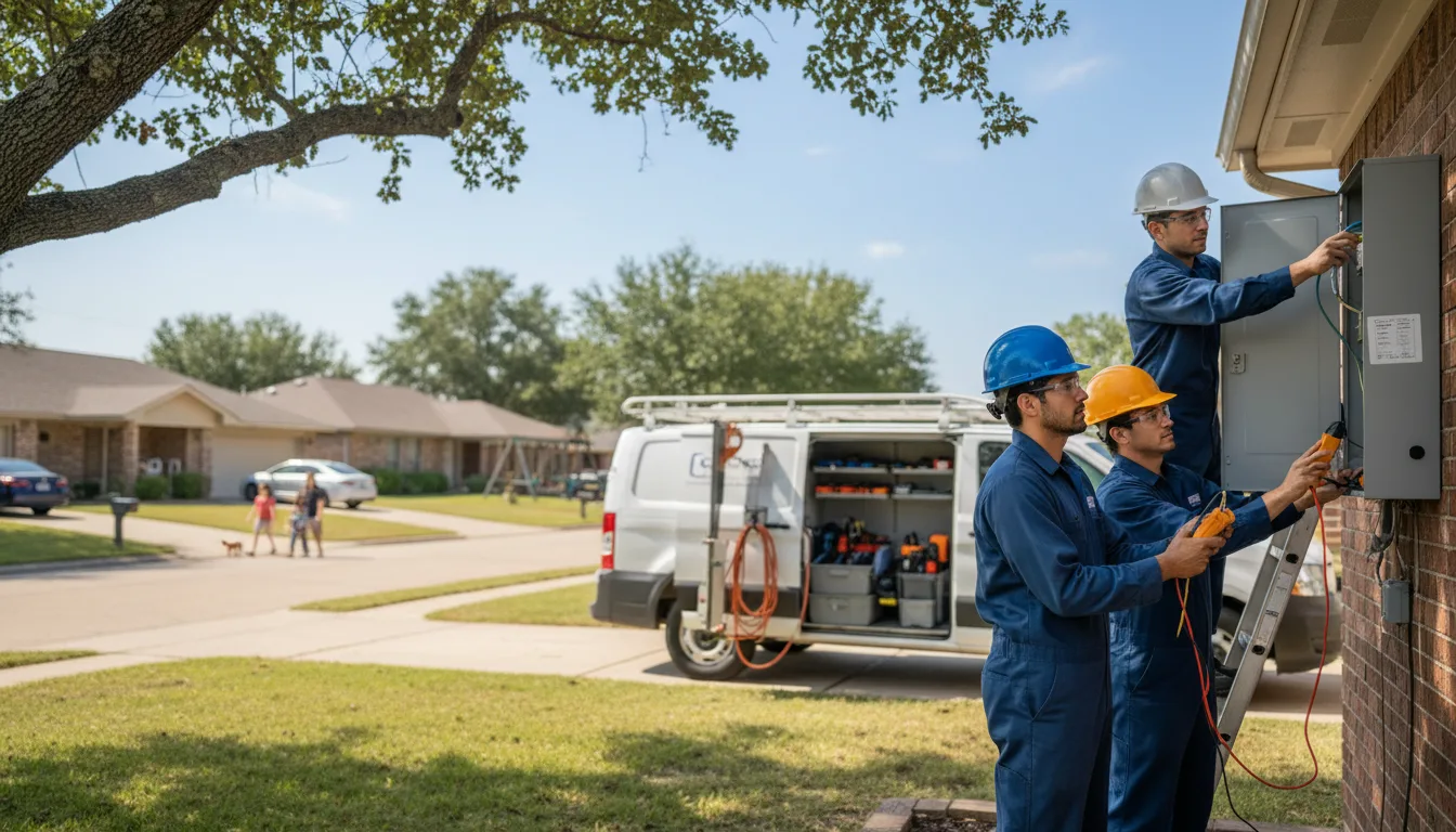 Certified electrician providing emergency electrical services in Effort, PA